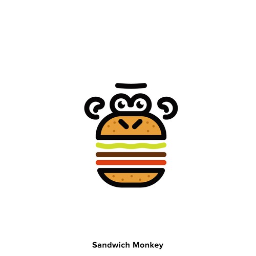 Sandwich Monkey Logo