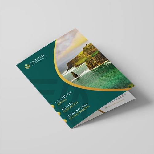 High-end brochure for Irish boutique advisory firm