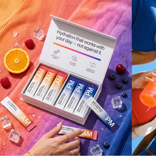 AM+PM. Daily Electrolyte System Branding