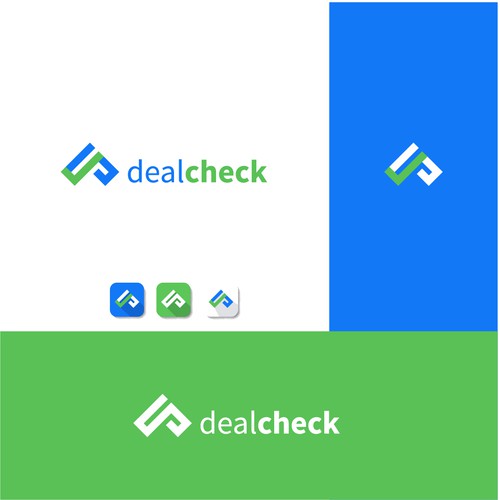 Logo dealcheck,Up