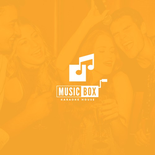 Negative Space used for Karaoke House Logo