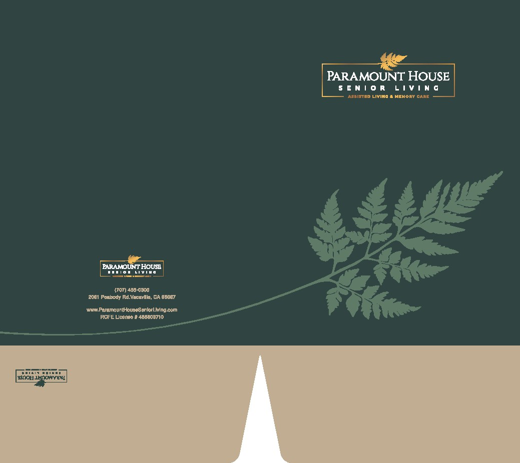 Paramount House Senior Living Folder
