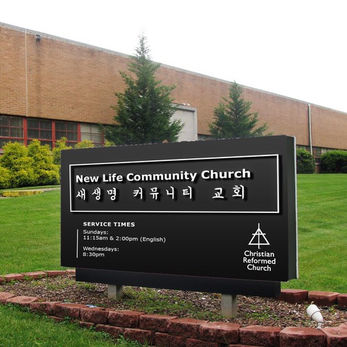 Signage Design for Church in NY