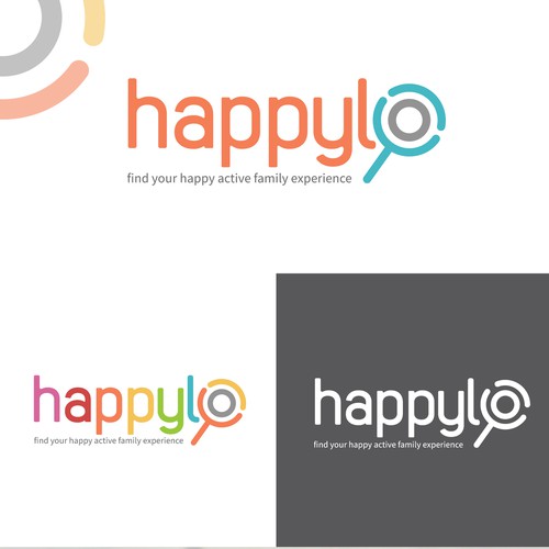Logo concept for happyly