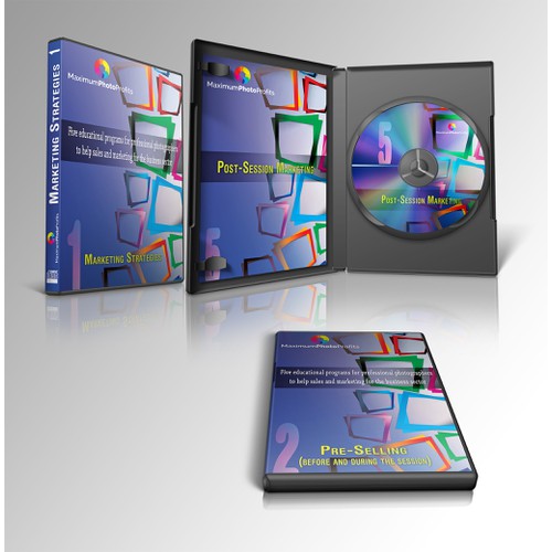 Product Packaging and Logo for a 5-Module Info Product to be sold to Professional Photographers