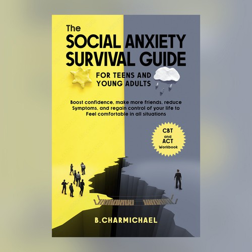 Book cover concept - The Social Anxiety Survival Guide For Teens And Young Adults