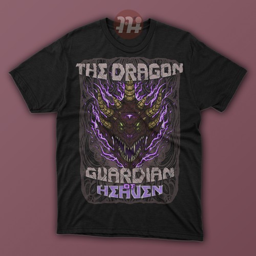 Guardian of Heaven on Tshirt Mockup