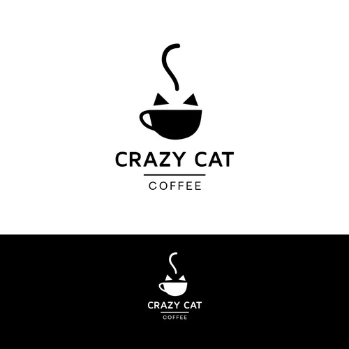  Design a bright, inspired logo for new company "Crazy Cat Coffee"