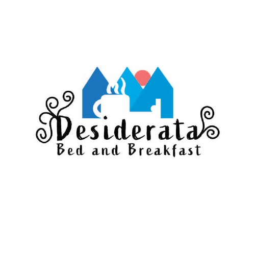 Clean logo concept for Alaska bed and breakfast