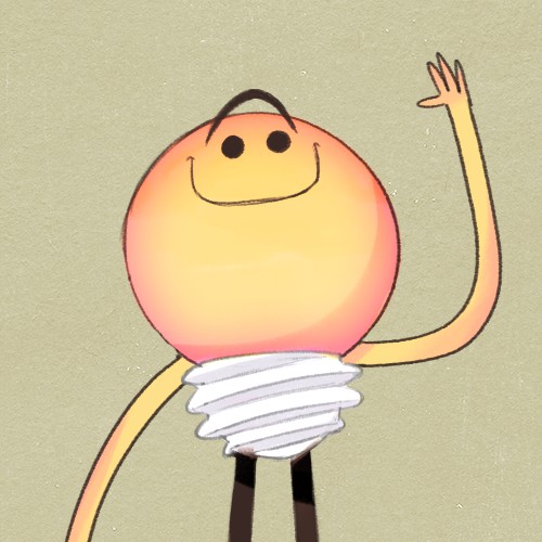 Light Bulb Character Design