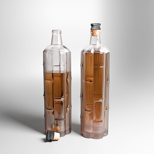 rum bottle design