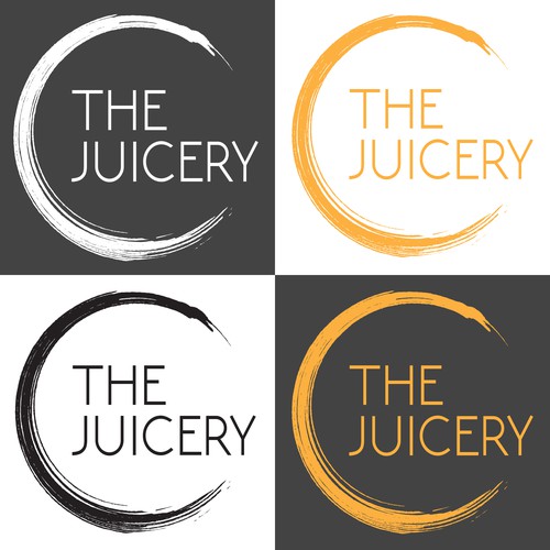 Modern logo for juice bar