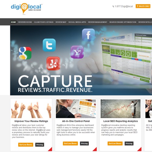 Design a creative landing page banner for exciting Internet business.