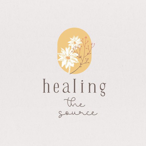  Warm Logo Design for Holistic Practitioner