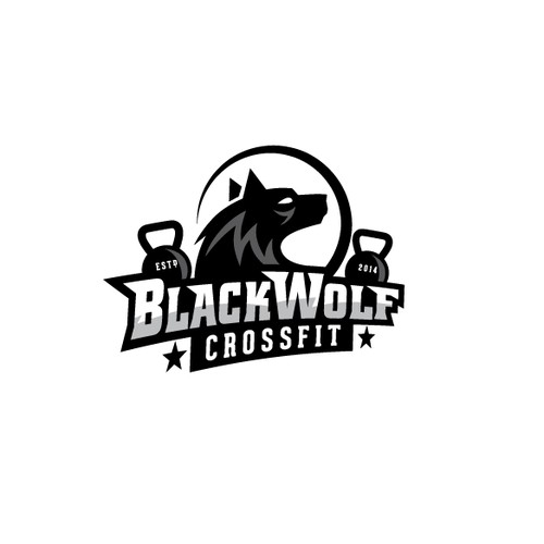 Black Wolf CrossFit: It's like a dark horse, but the dog version