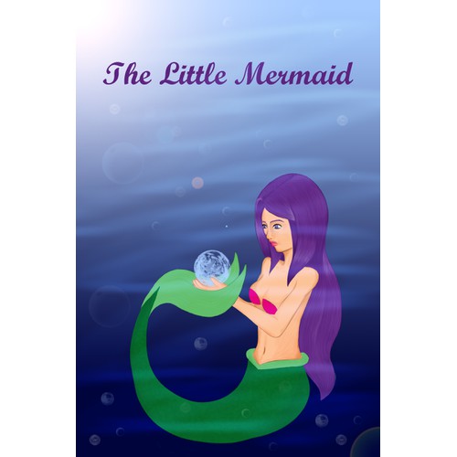 Illustrations for the fairy tale "The Little Mermaid"