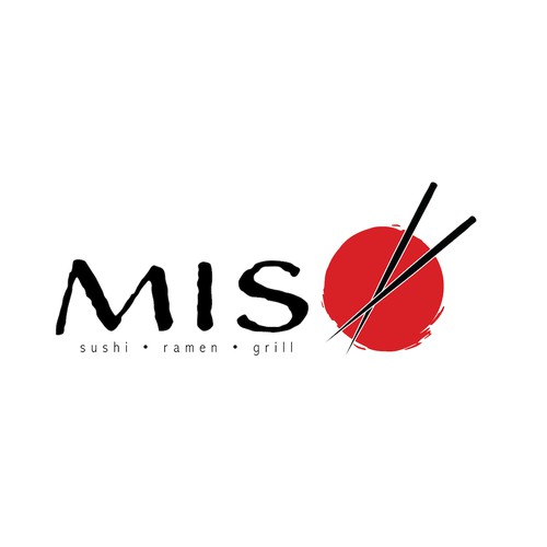 logo concept for sushi restaurant