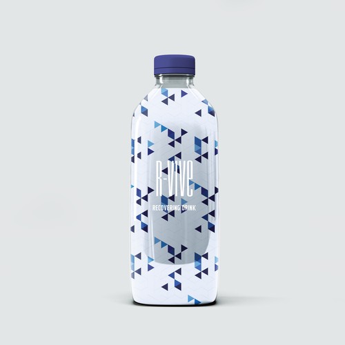 Clean, modern label for the ultimate hang-over drink