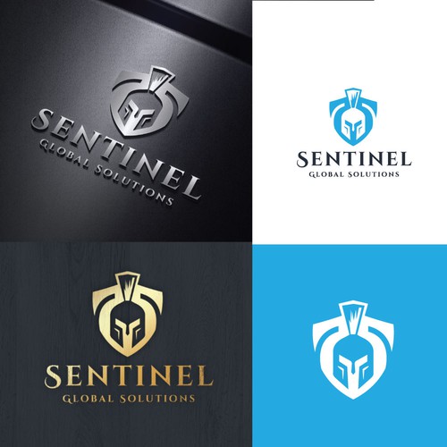  roman sentinel guard logo design 