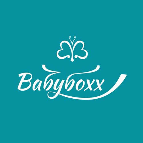 Simple Clean Handmade Type Logo baby company.