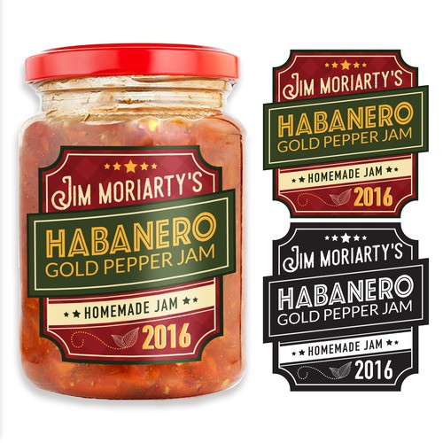 Label Design for Habanero Jam