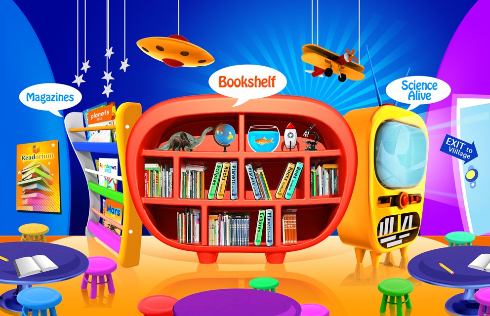 Readorium needs a fun illustration for a brand new reading comprehension web app