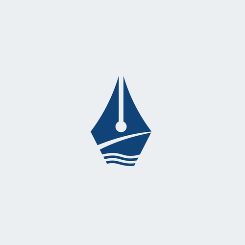 Pen and Sailboat logo
