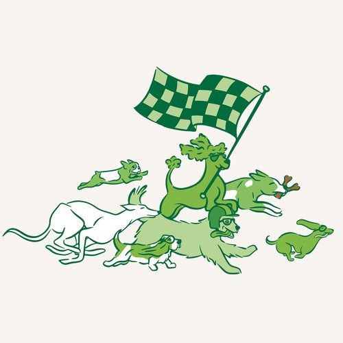 NASCAR x Benebone illustration