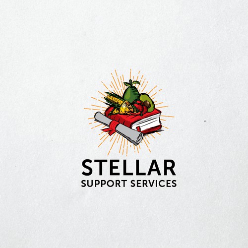 Stellar Support Services logo design