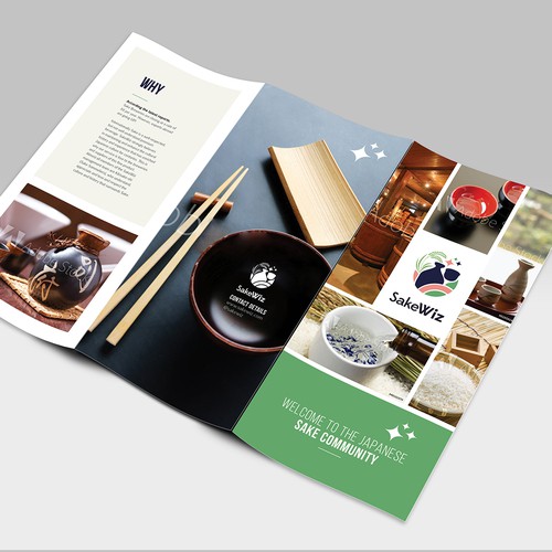 Sake Brochure Design