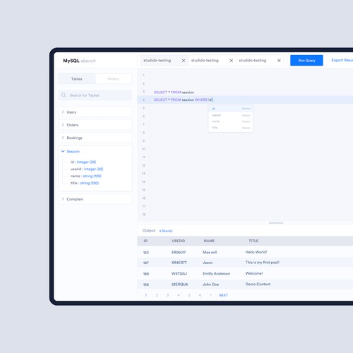 MySQL ebench 