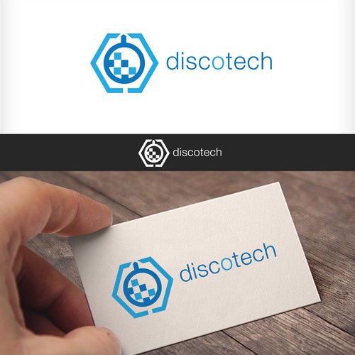 Discotech logo concept