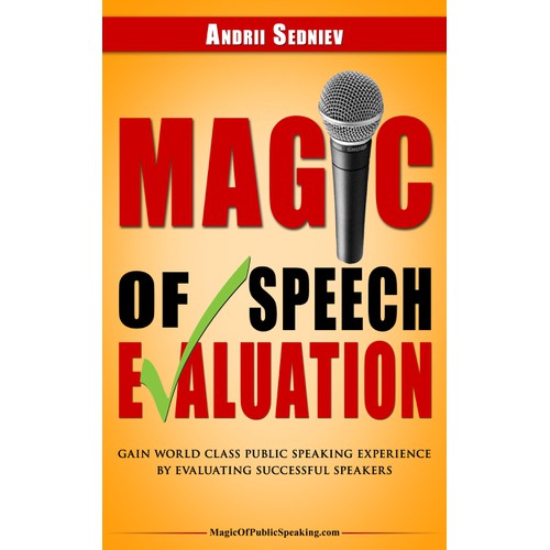 Great book cover needed for Magic of Speech Evaluation