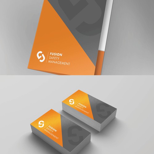Folder and Business Card Design