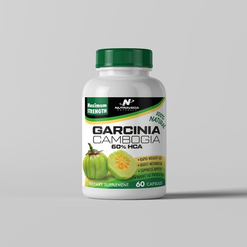 Label Design for Fat Burning Weight Loss Supplement 