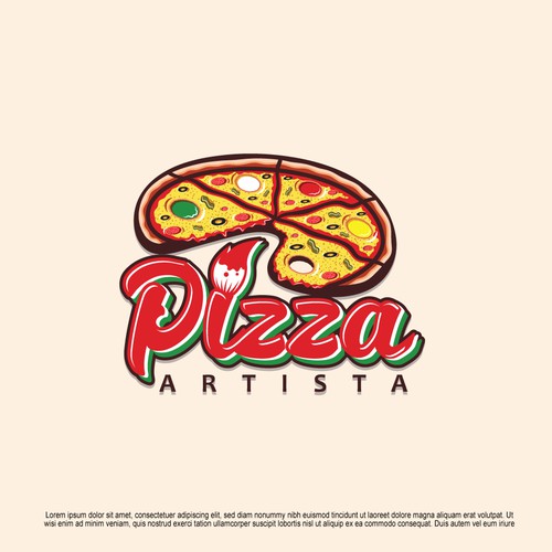 artist pallet pizza