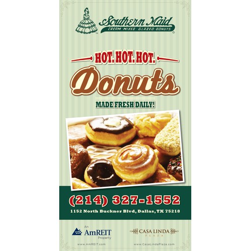Create an ad for Southern Maid Donuts