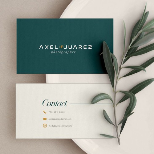 Photographer Axel Juarez Business Card