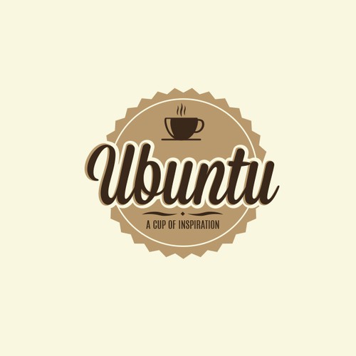 Coffee Ubuntu logotype design