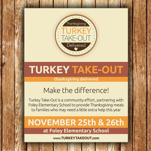 Flyer design for TurkeyTakeOut.com