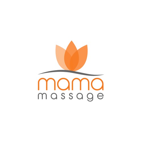mama massage logo conception