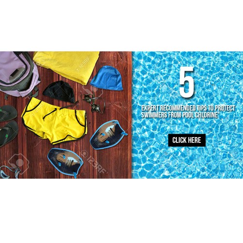 Facebook banner for swimming accesoris