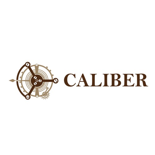 Create a logo for "Caliber" a luxury watch product website