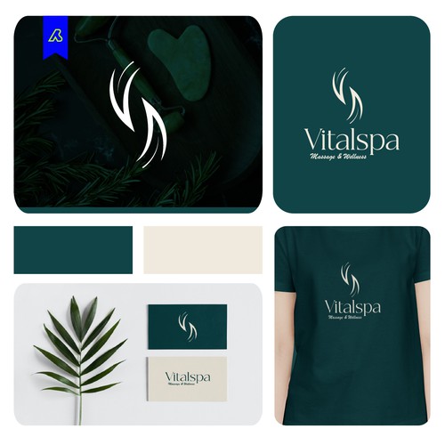 Vitalspa Logo Design