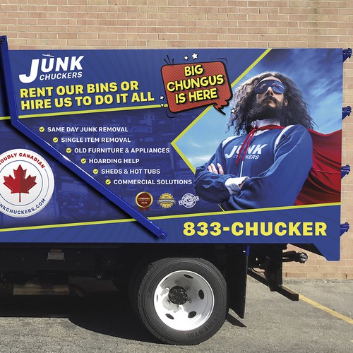 Truck Wrap Design ( Junk Chuckers )