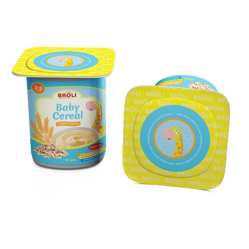 Broli Baby Cereal cup giraffe