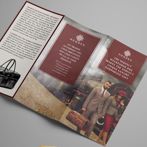 Trifold Flyer for Luxury Bags