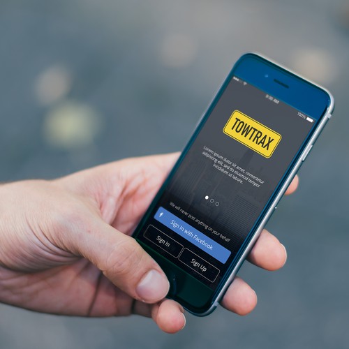 TowTrax Mobile App Design