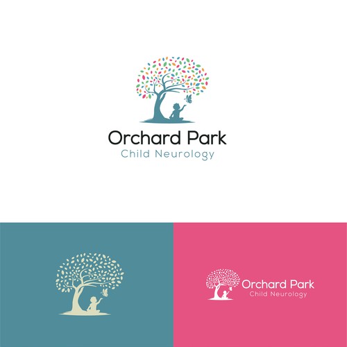 Logo up-market child neurology practice