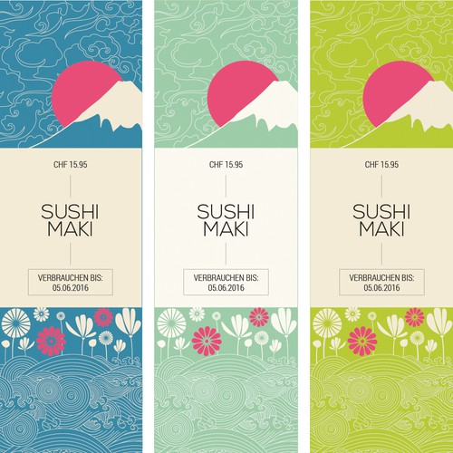 Concept sleeve for Sushi Maki.